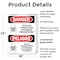 Signmission Pesticide Storage Area Bilingual Danger Sign, Plastic, 18in W x 24in L, 2PK OS-2PACK-DS-P-1824-VS-1524 - alternate 4